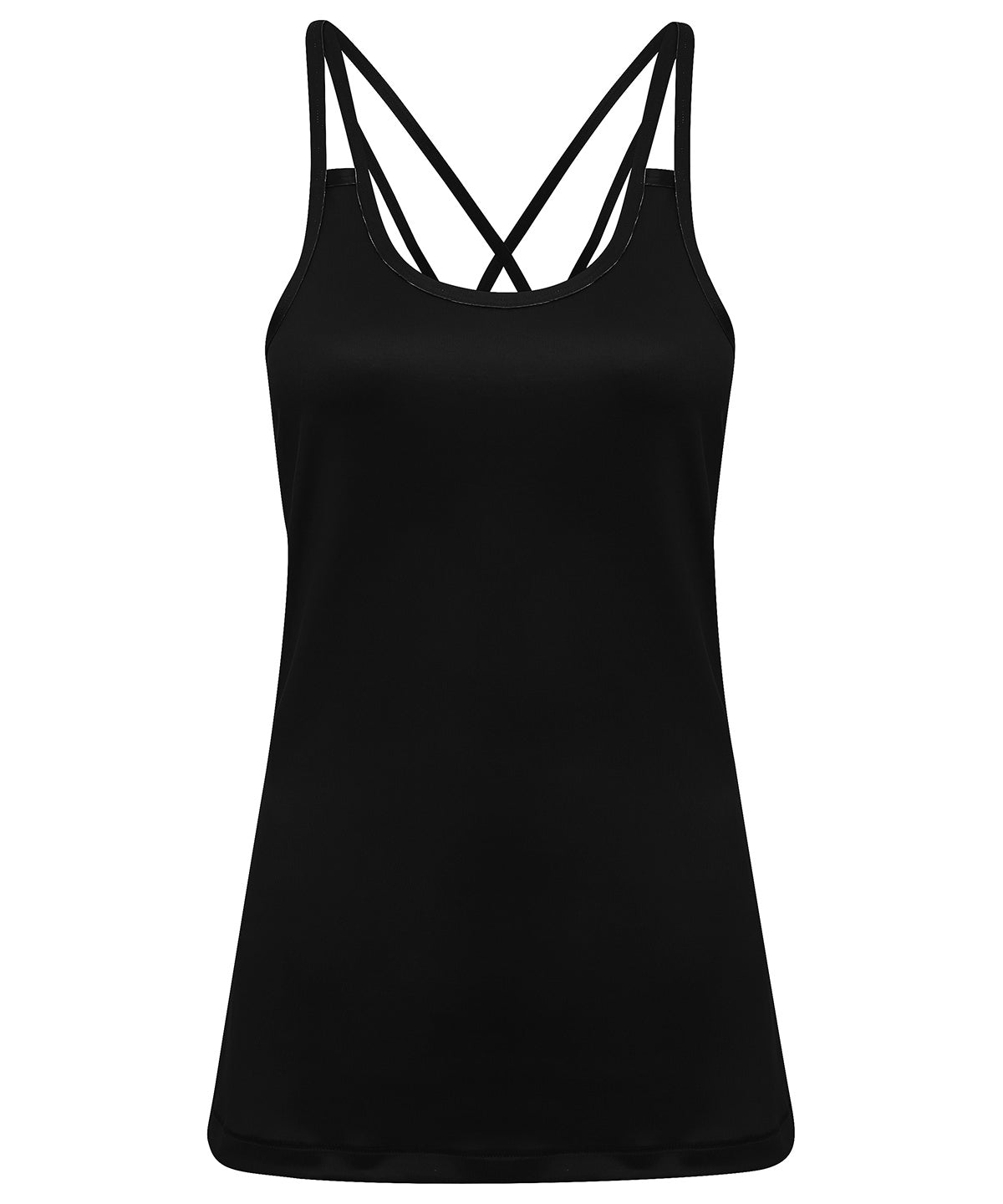 Women's TriDri 'laser cut' spaghetti strap vest