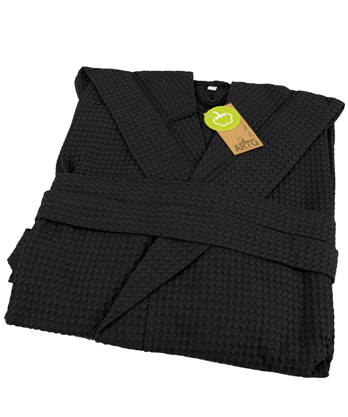 ARTG™ waffle bathrobe with hood