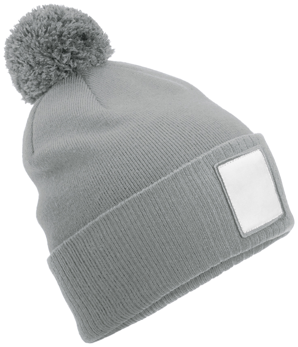 Appliqu patch pom beanie