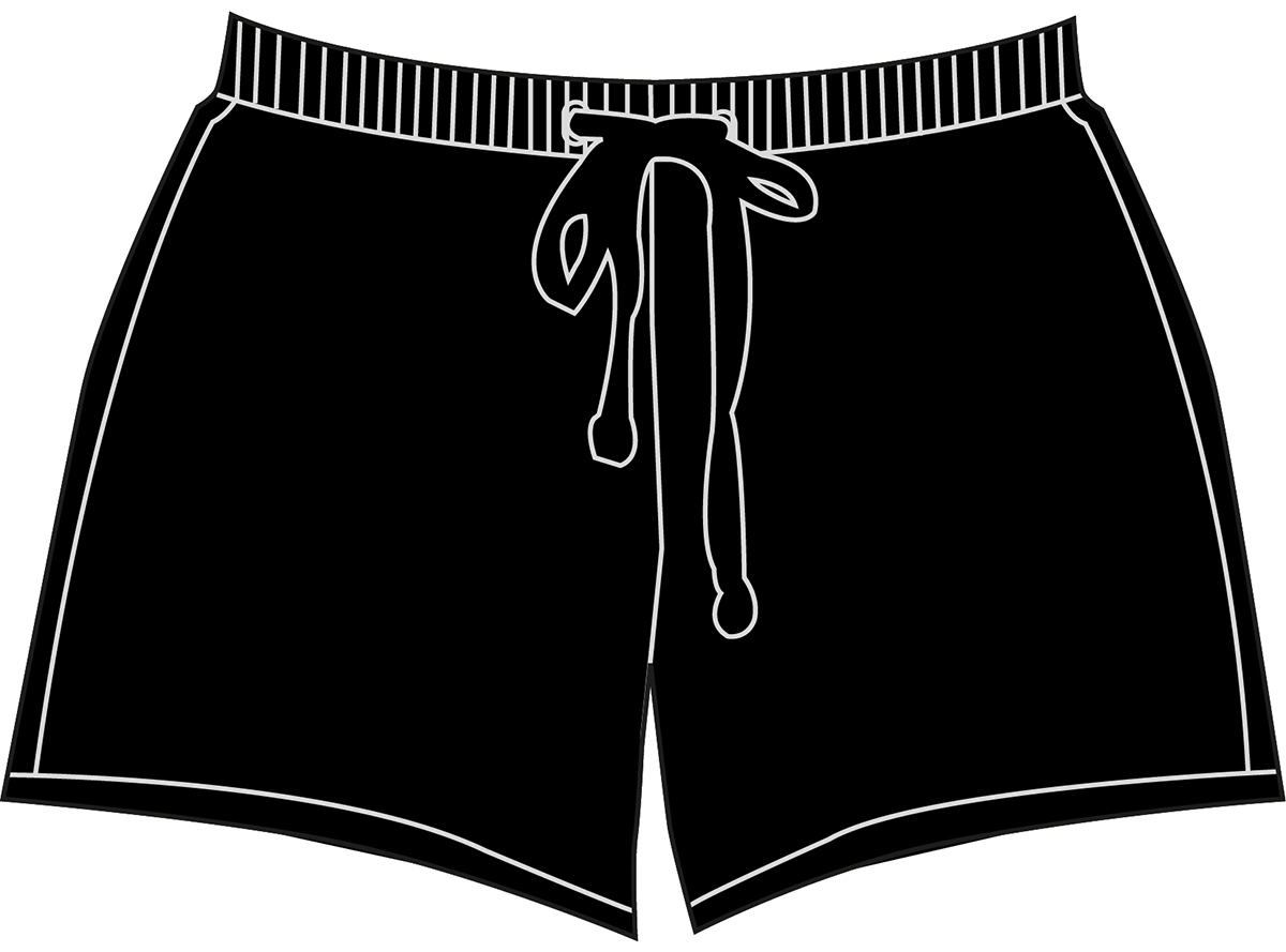 Womens basic sweat shorts