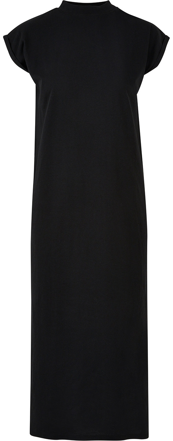 Womens long extended shoulder dress