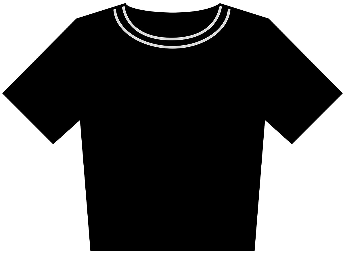 Womens vintage cropped tee