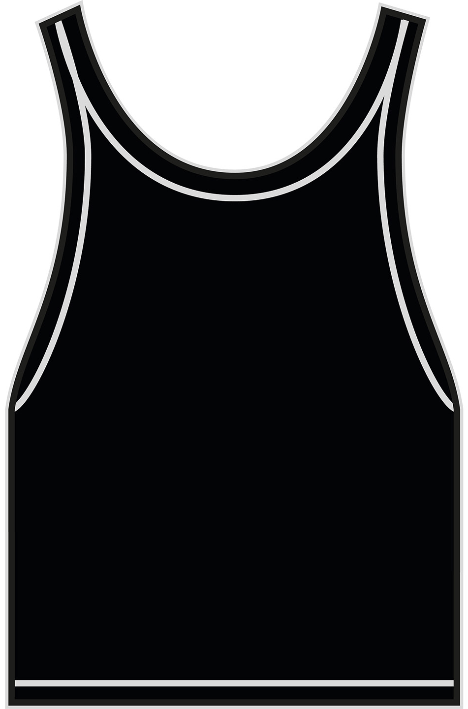 Womens stretch Jersey short slim top