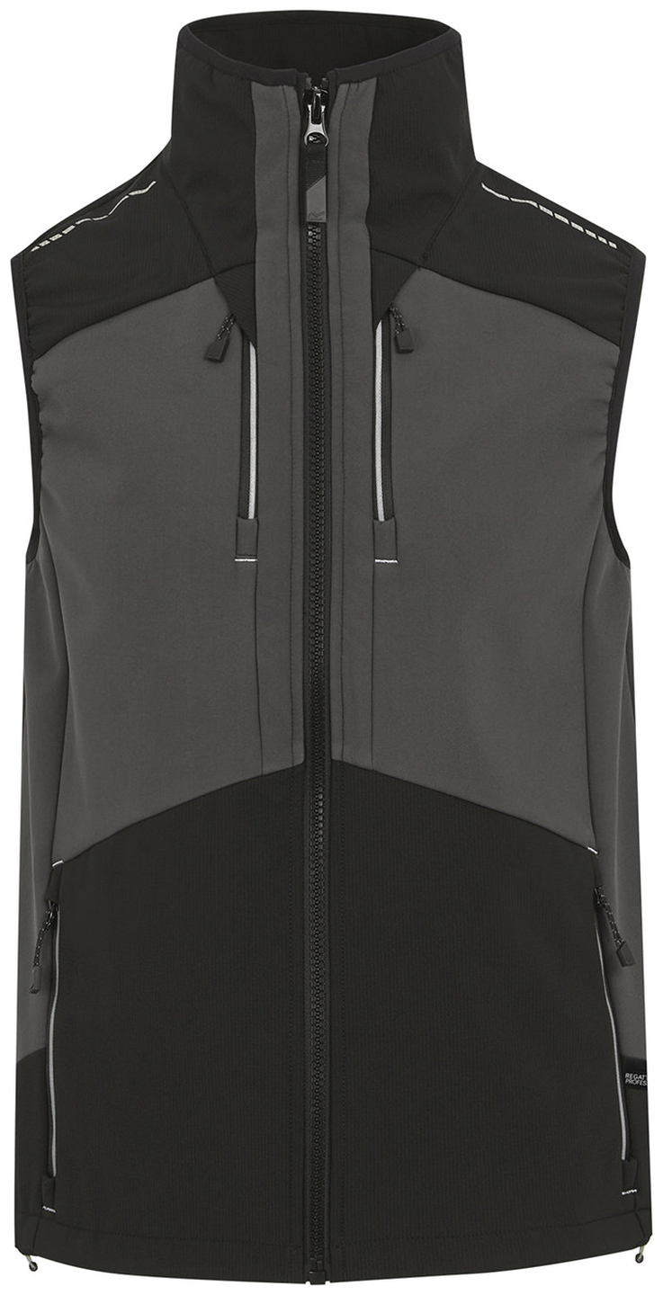 4-Tex stretch 3-layer softshell bodywarmer