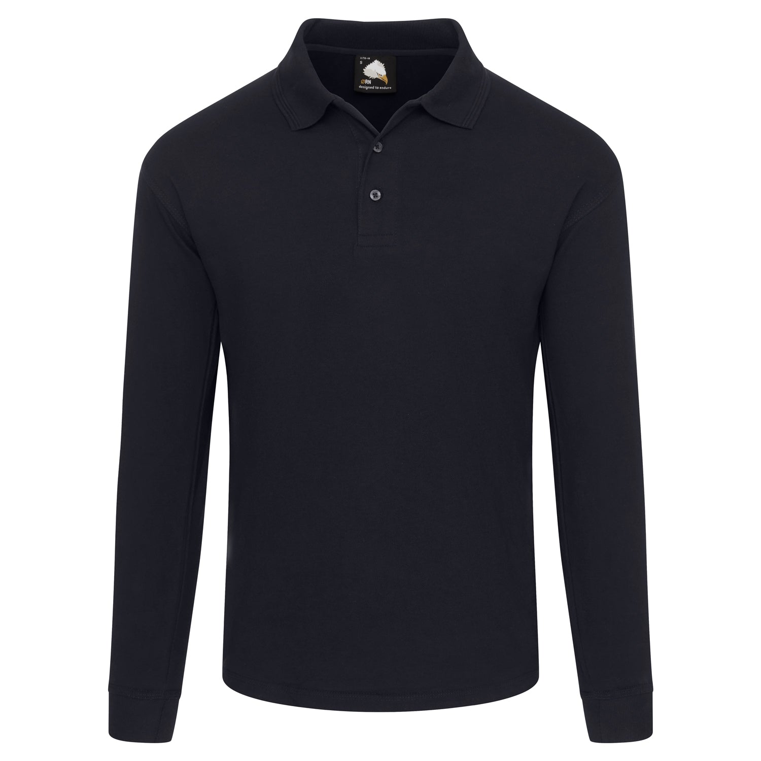 Weaver Long Sleeved Poloshirt | Navy
