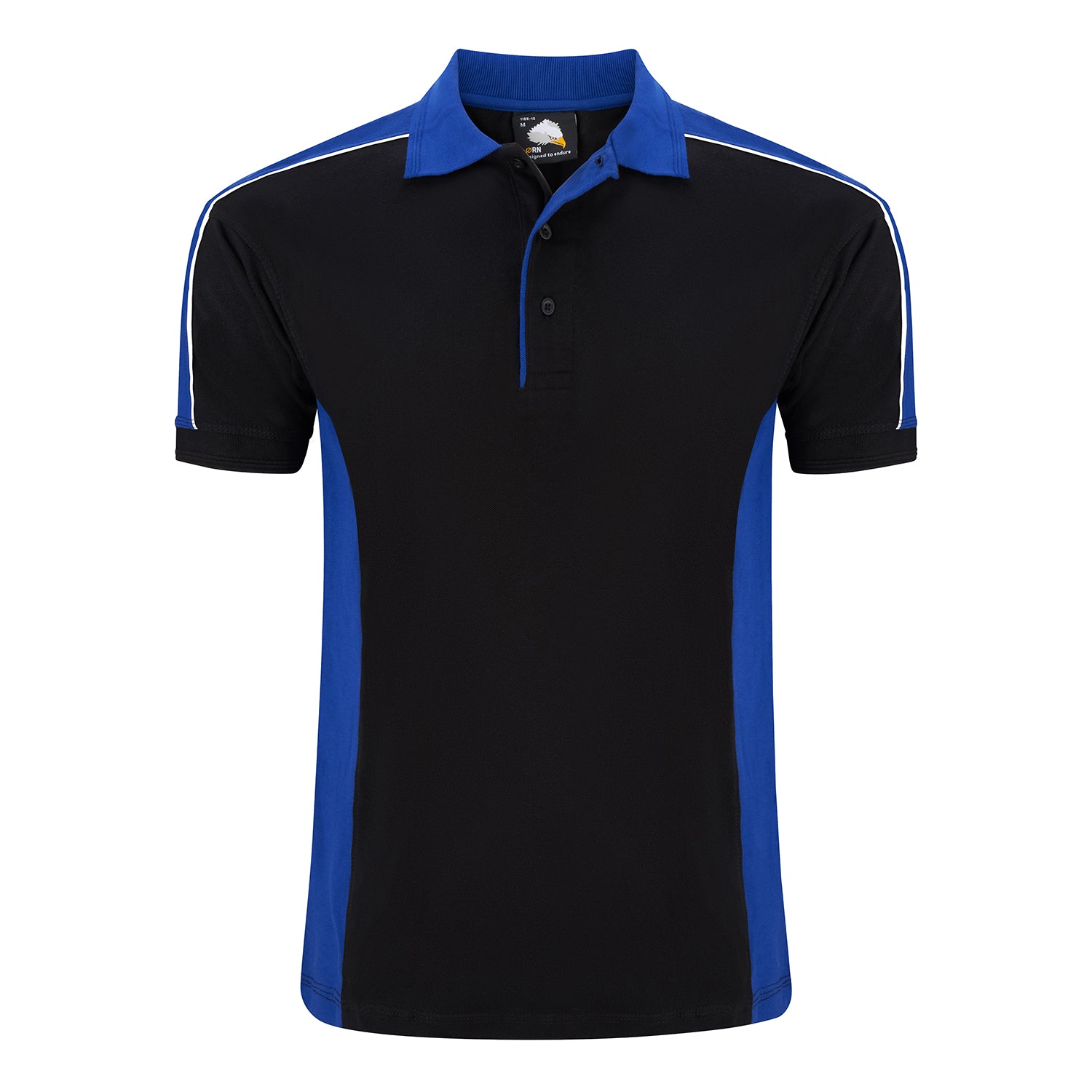 Avocet Poloshirt | Black - Royal