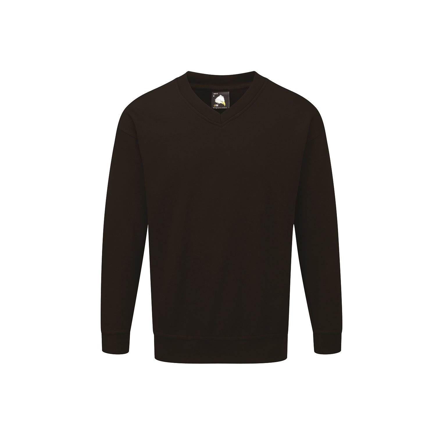 Buzzard V-Neck Sweatshirt | Black