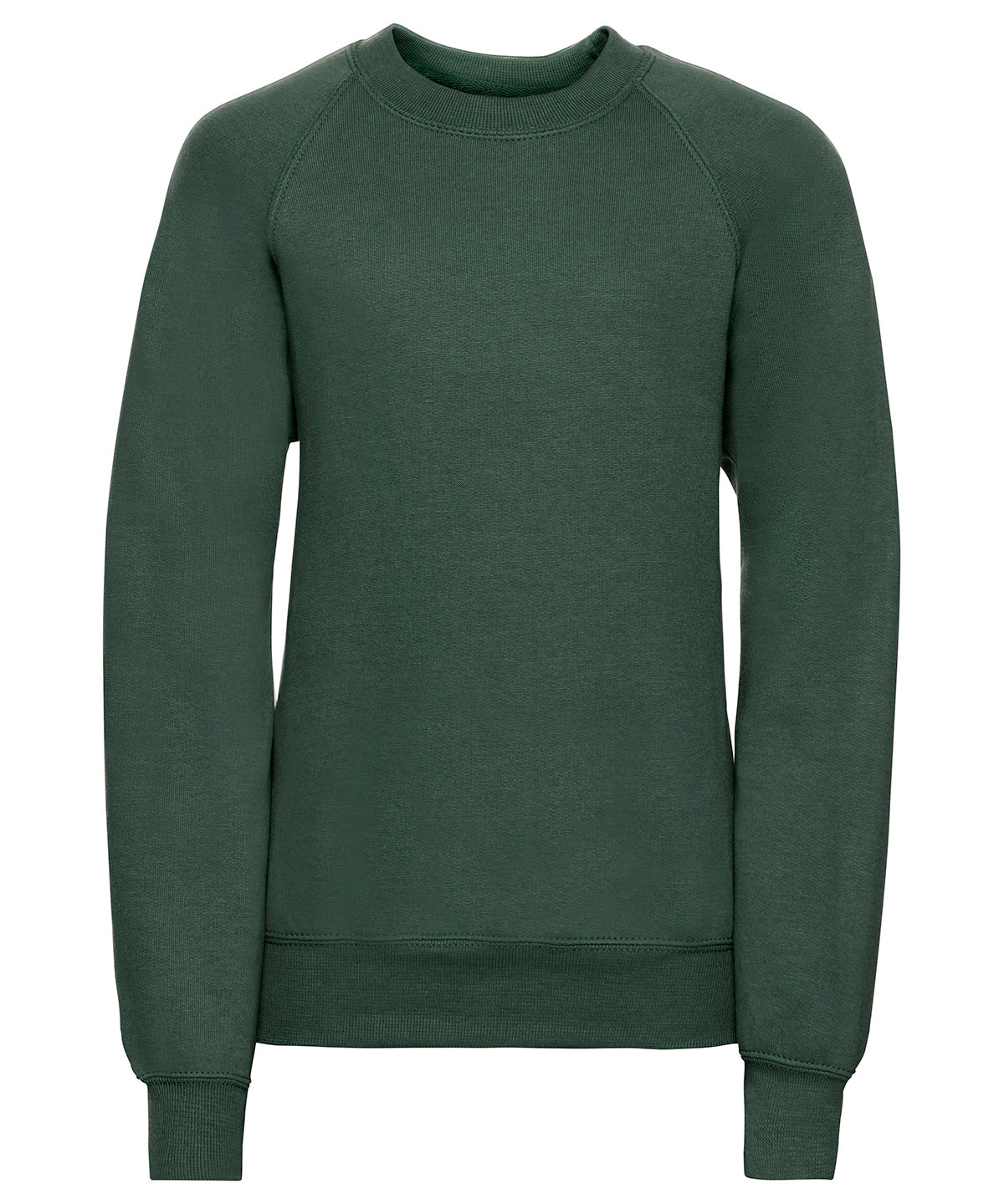 Kids raglan sleeve sweatshirt | bottle green