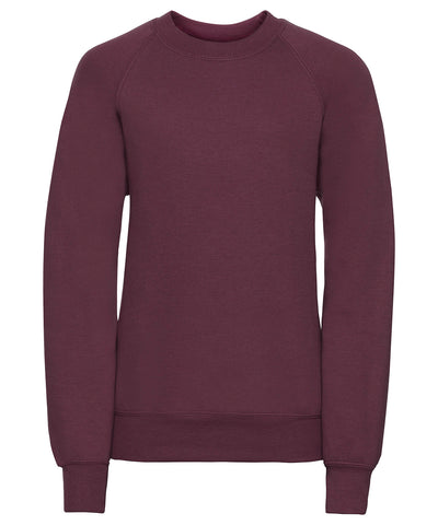 Kids raglan sleeve sweatshirt | burgundy