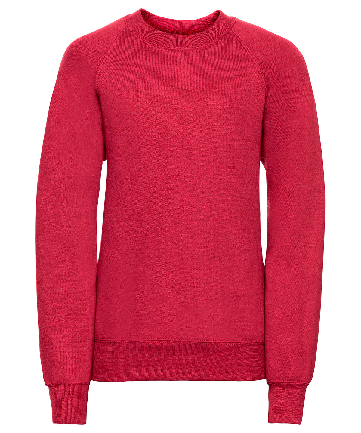 Kids raglan sleeve sweatshirt | classic red
