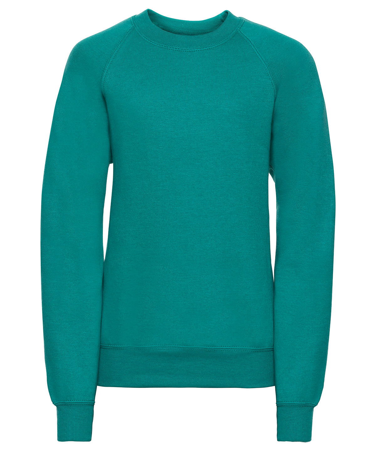 Kids raglan sleeve sweatshirt | winter emerald