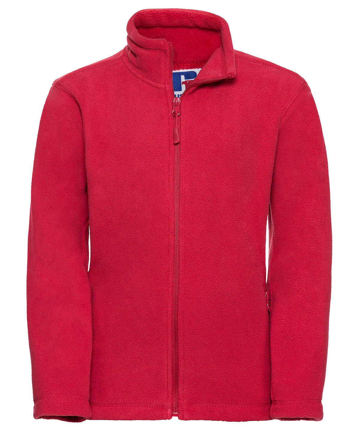 Kids full-zip outdoor fleece | classic red