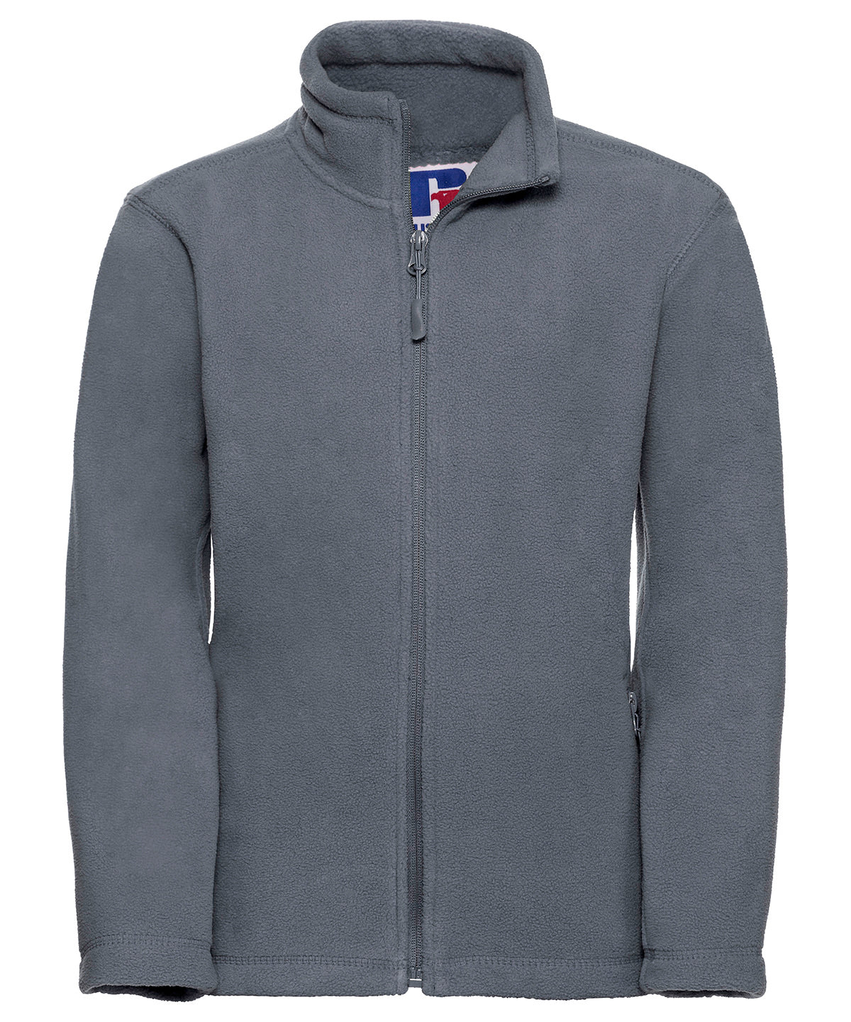 Kids full-zip outdoor fleece | convoy grey