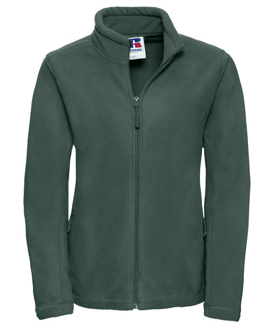 Womens full-zip outdoor fleece | bottle green