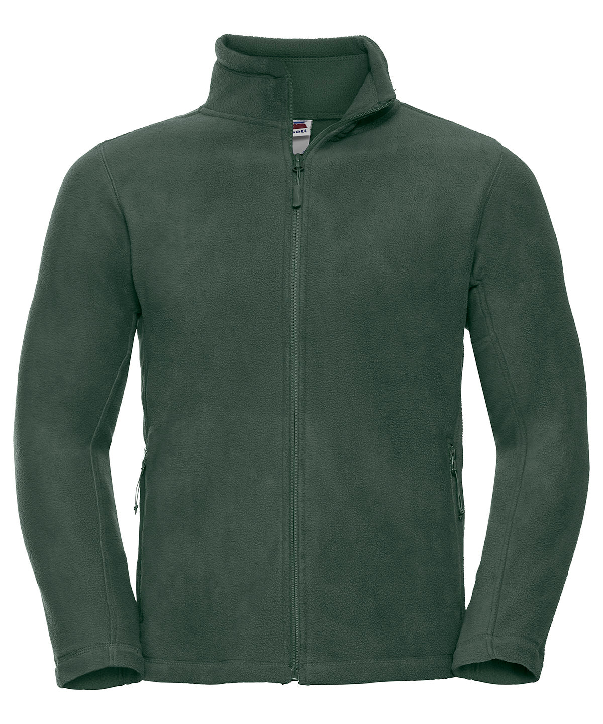 Full-zip outdoor fleece | bottle green