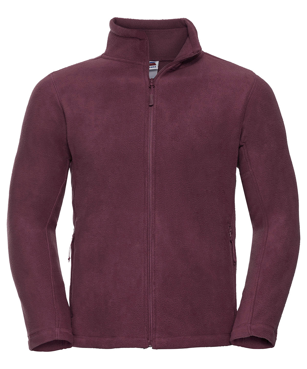 Full-zip outdoor fleece | burgundy