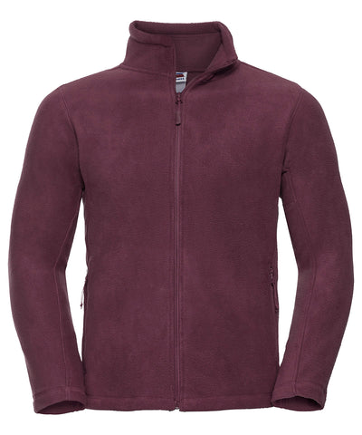 Full-zip outdoor fleece | burgundy