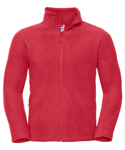 Full-zip outdoor fleece | classic red