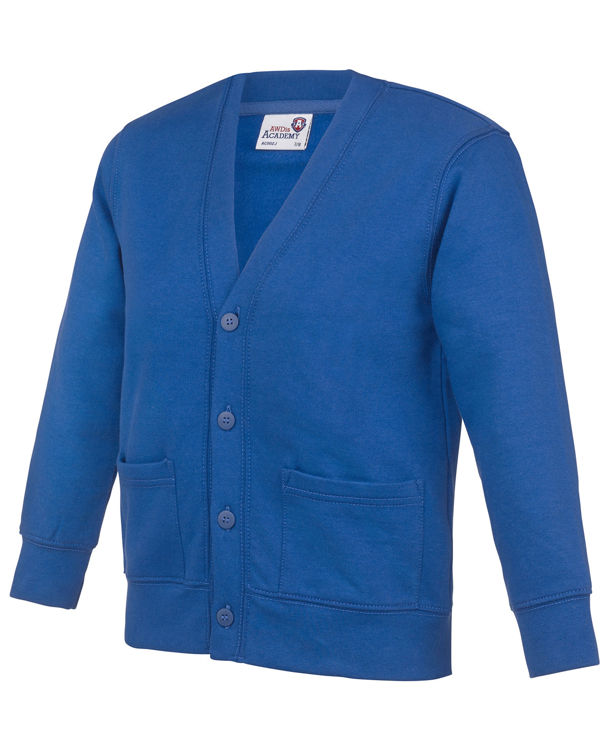 Kids Academy cardigan | academy royal blue