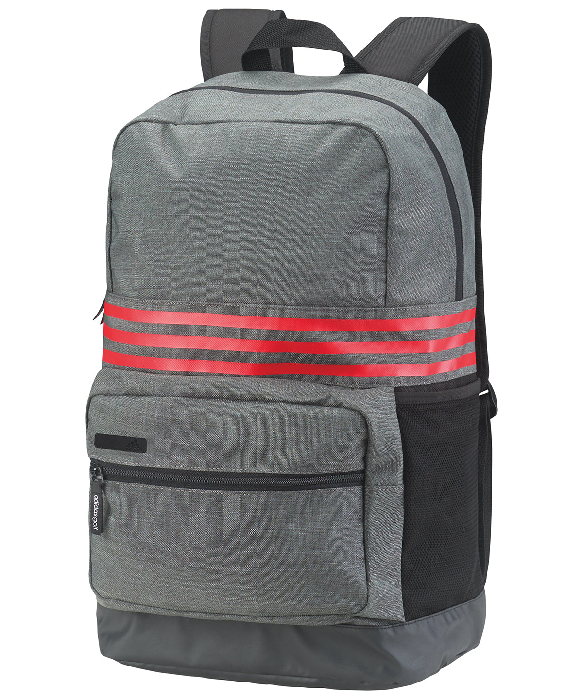 3-Stripes medium backpack | Dark Grey Heather/Scarlet