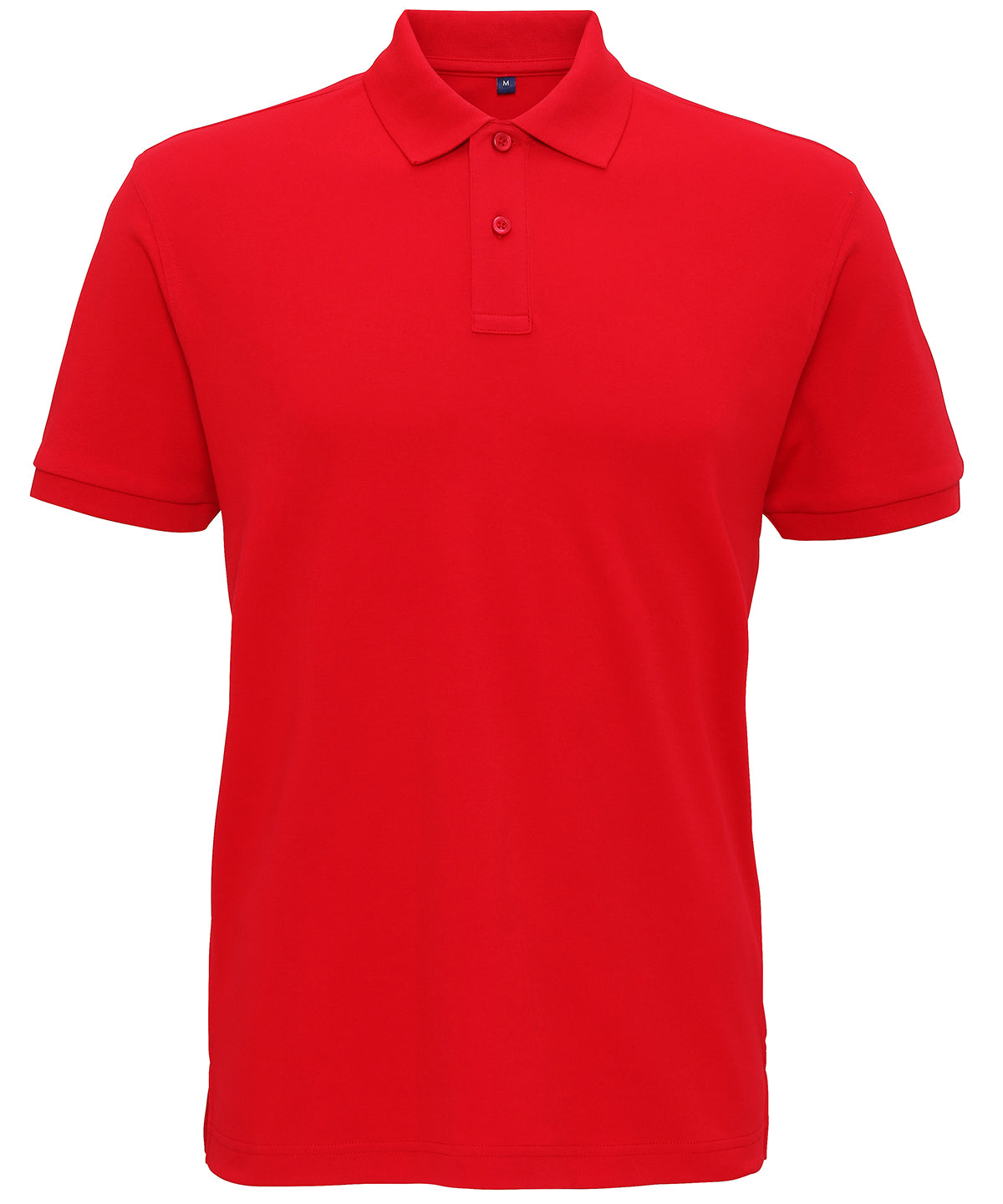Mens super smooth knit polo | cherry red