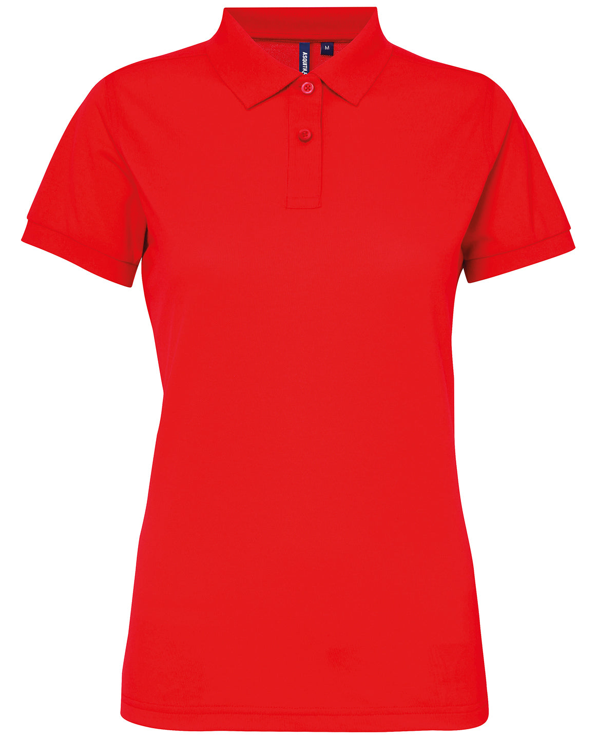 Womens polycotton blend polo | cherry red