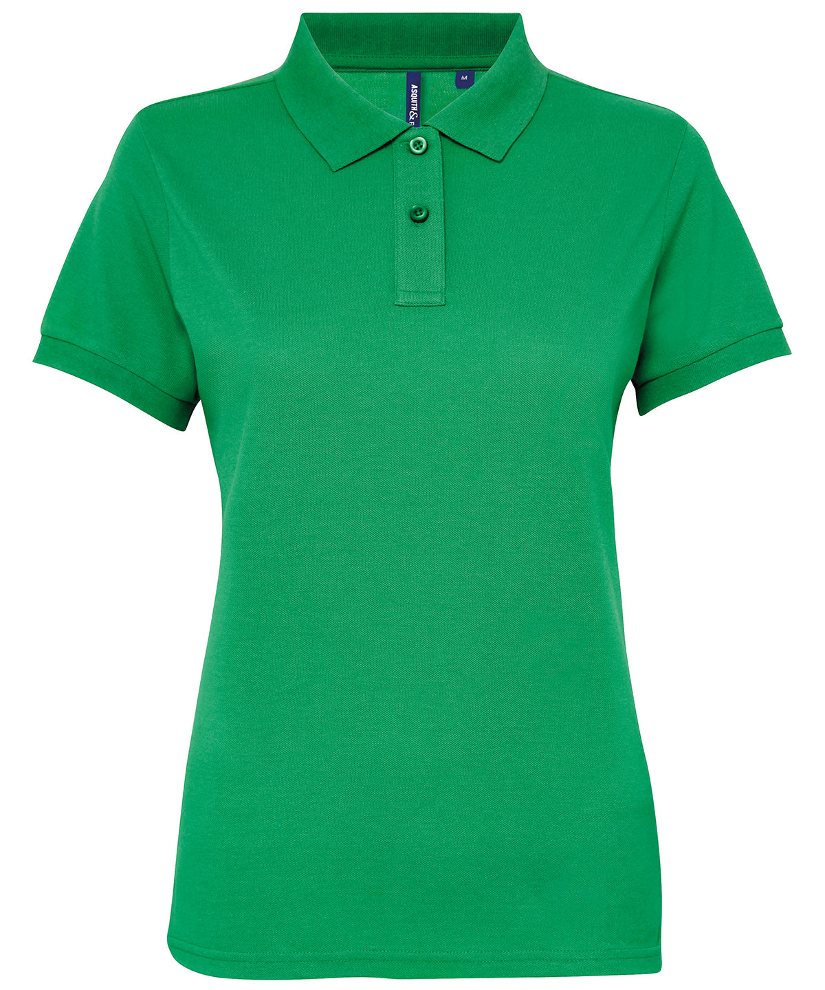 Womens polycotton blend polo | kelly