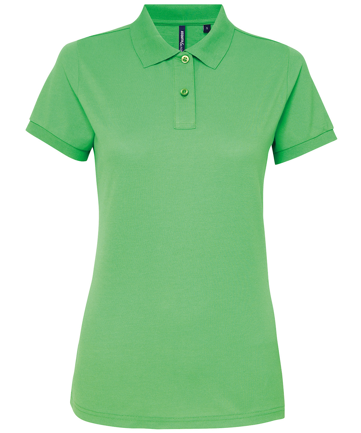Womens polycotton blend polo | lime