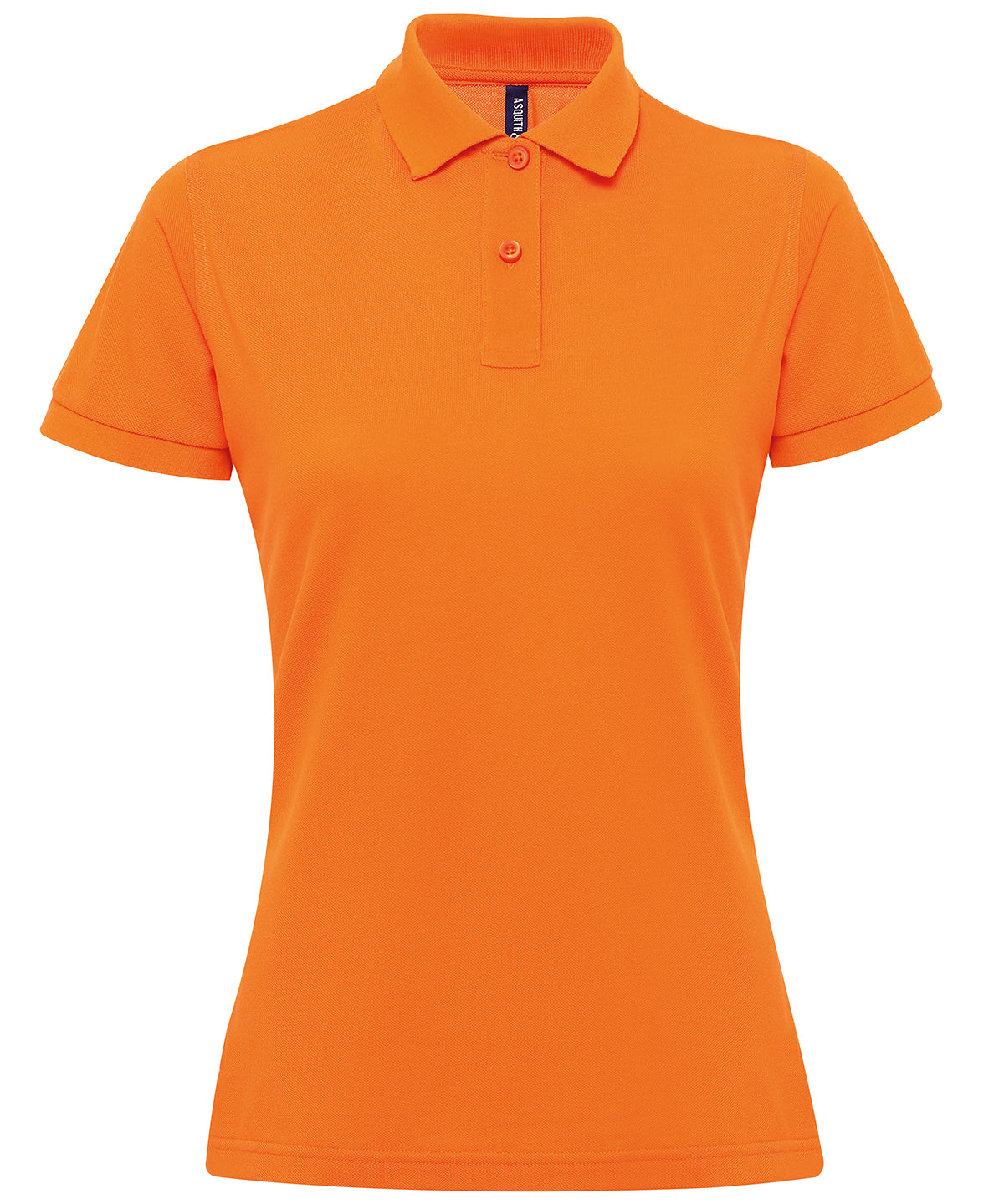 Womens polycotton blend polo | orange