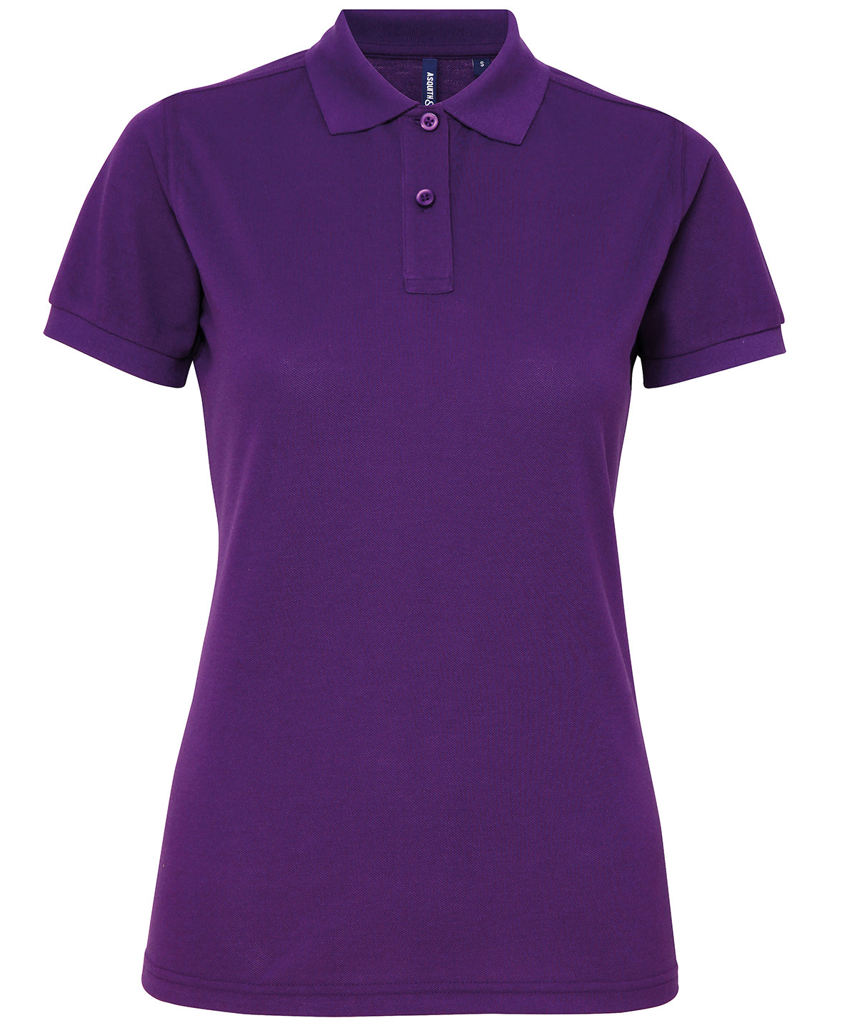 Womens polycotton blend polo | purple