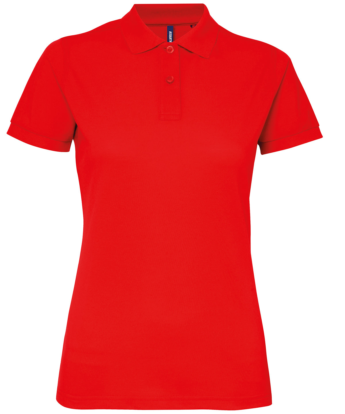Womens polycotton blend polo | red