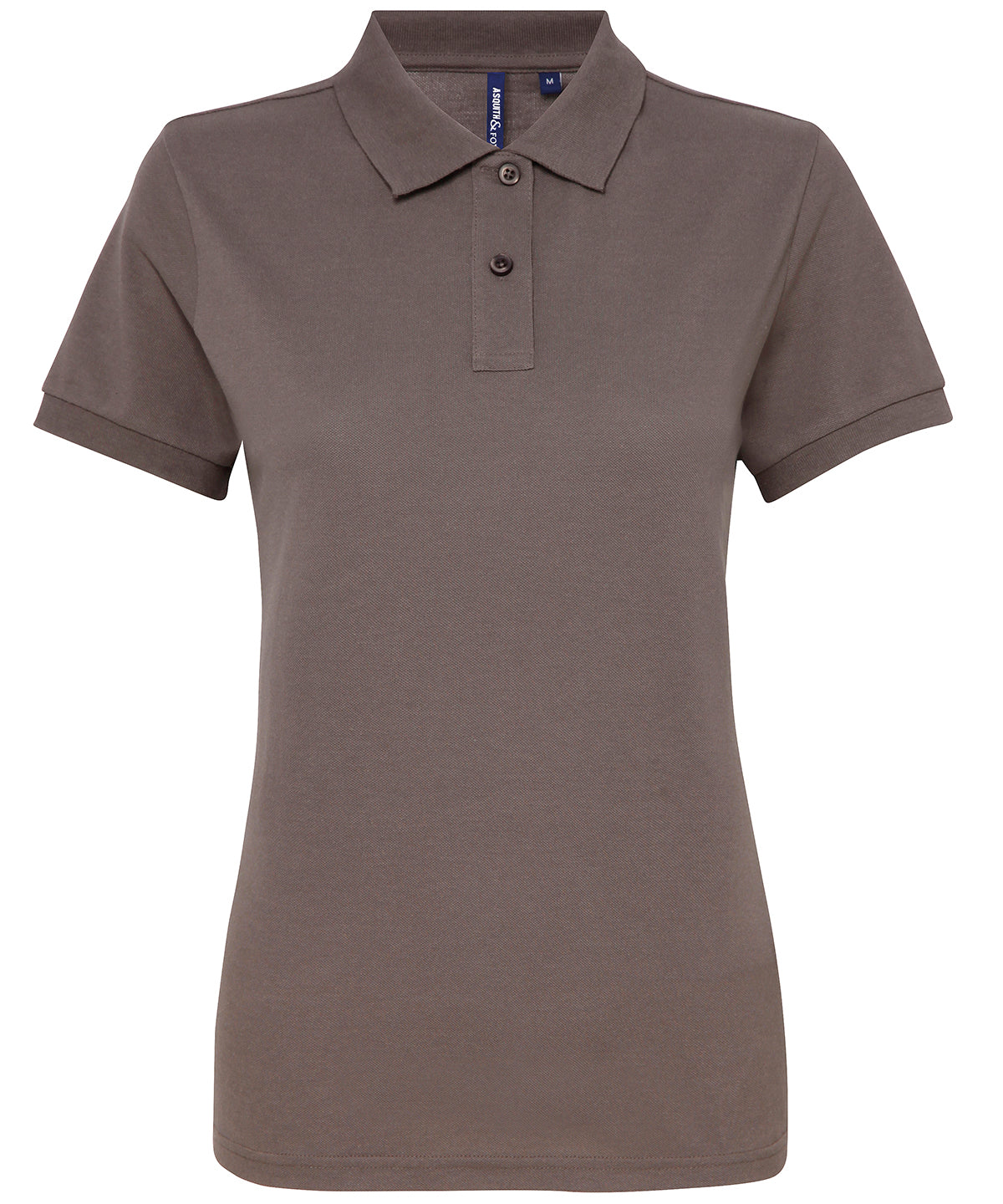 Womens polycotton blend polo | slate