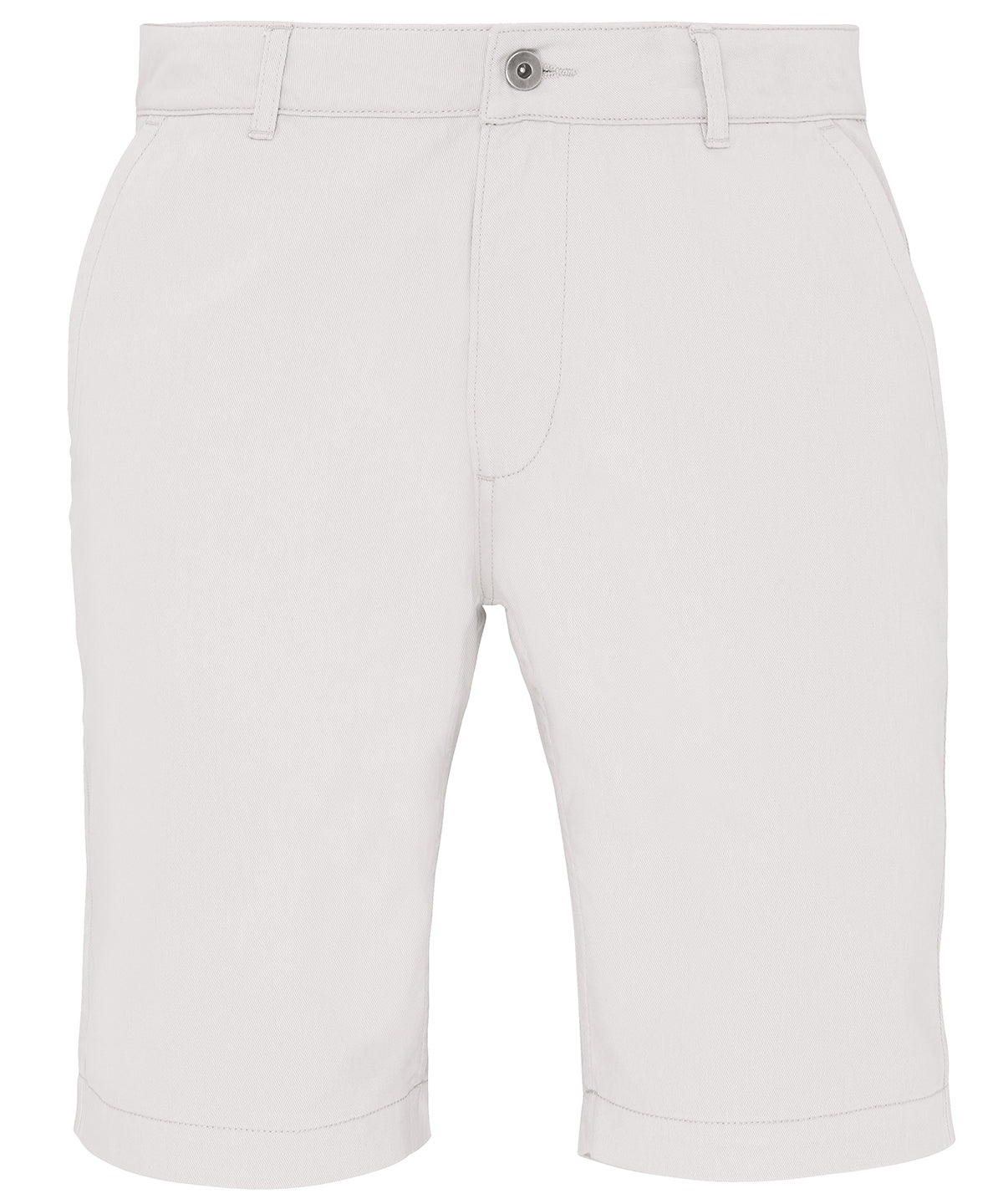 Mens chino shorts | white