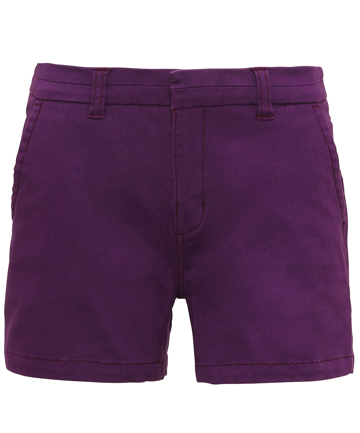 Womens chino shorts | purple