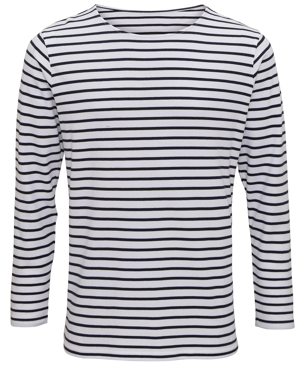 Mens Marinire coastal long sleeve tee | white/navy