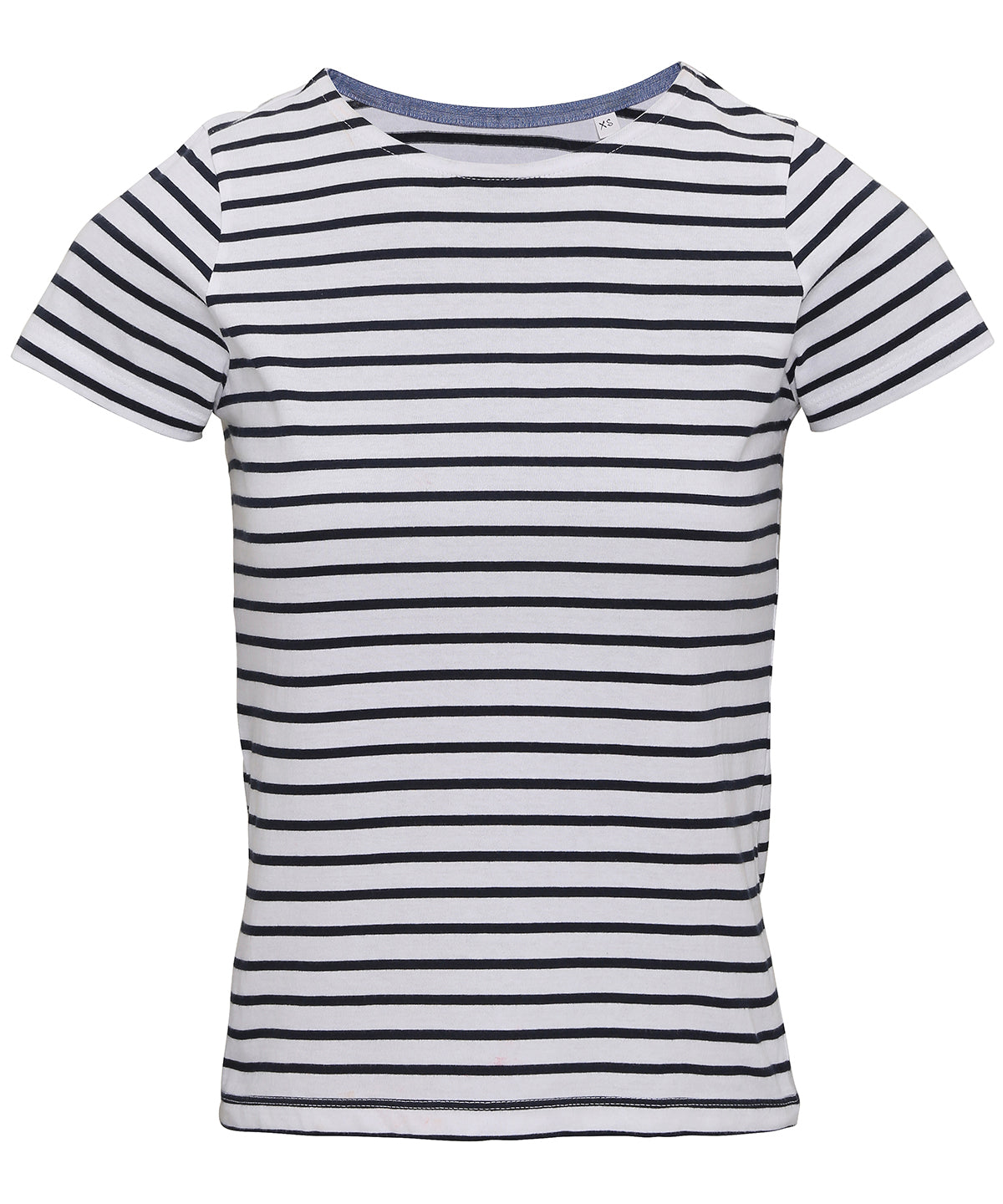 Womens Marinire coastal short sleeve tee | White/Navy