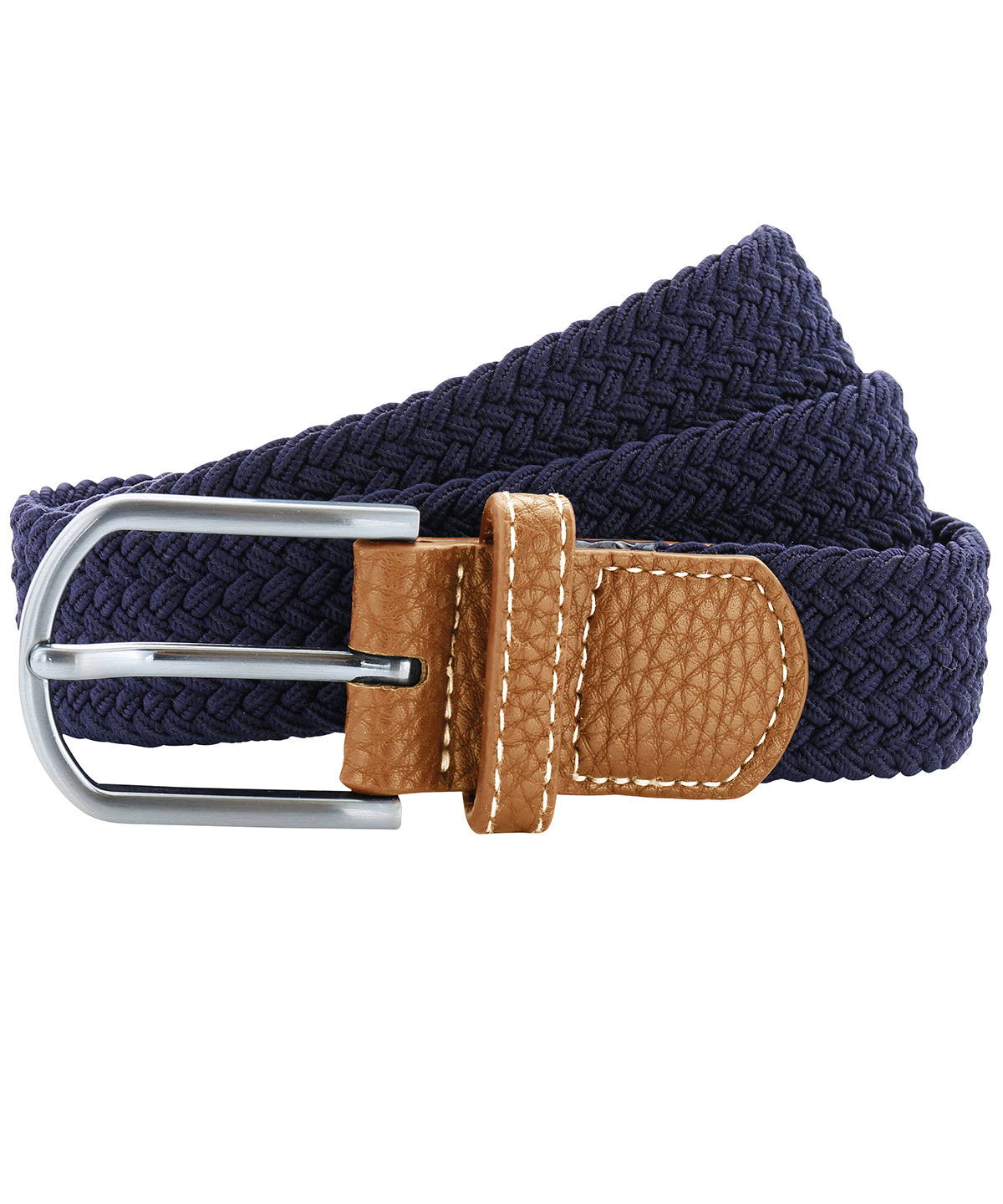 Braid stretch belt | navy