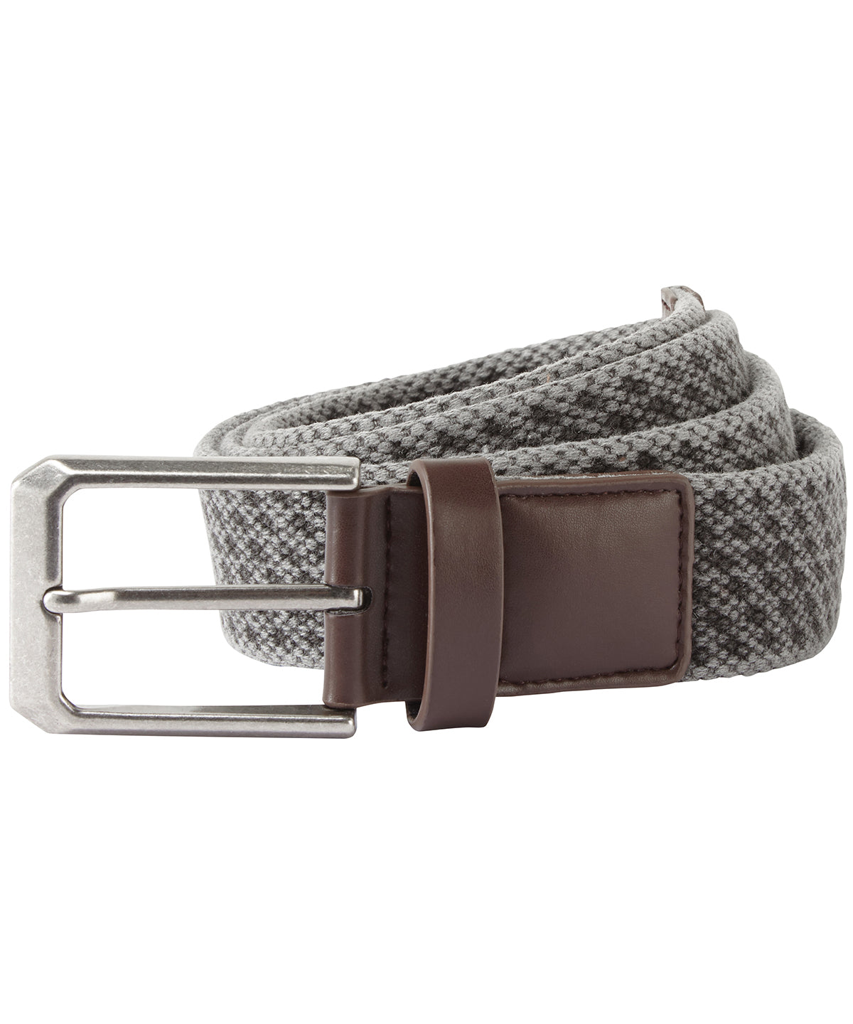 Mens vintage wash canvas belt | slate