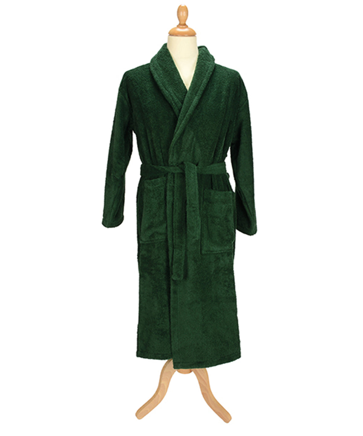 ARTG® Bath robe with shawl collar | Dark Green