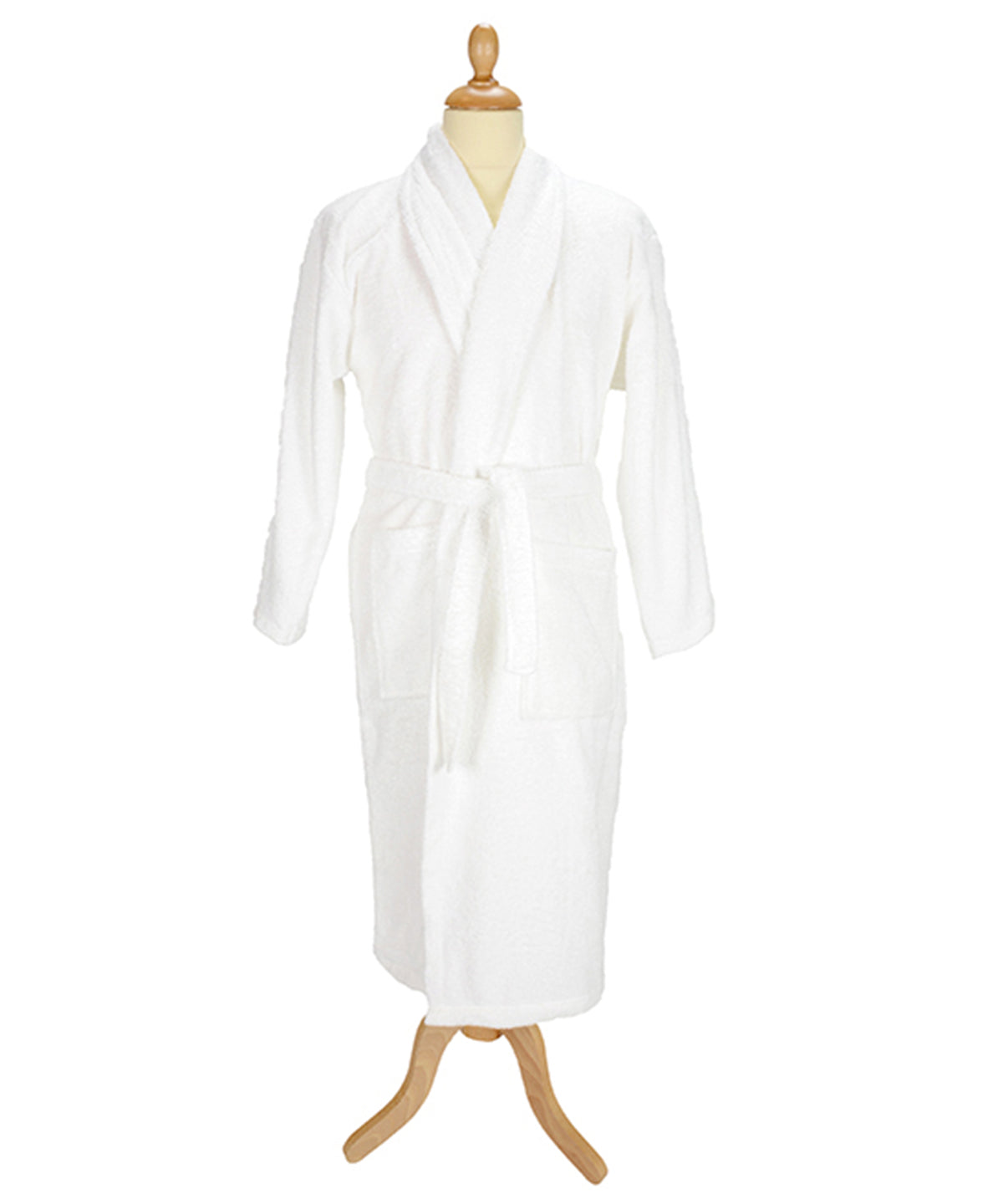 ARTG® Bath robe with shawl collar | White