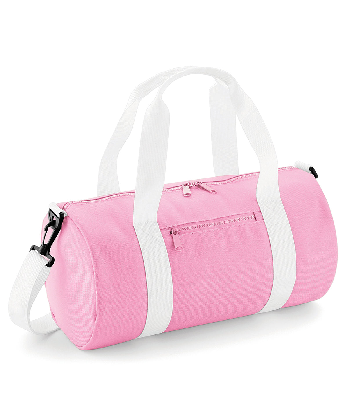 Mini barrel bag | classic pink/white