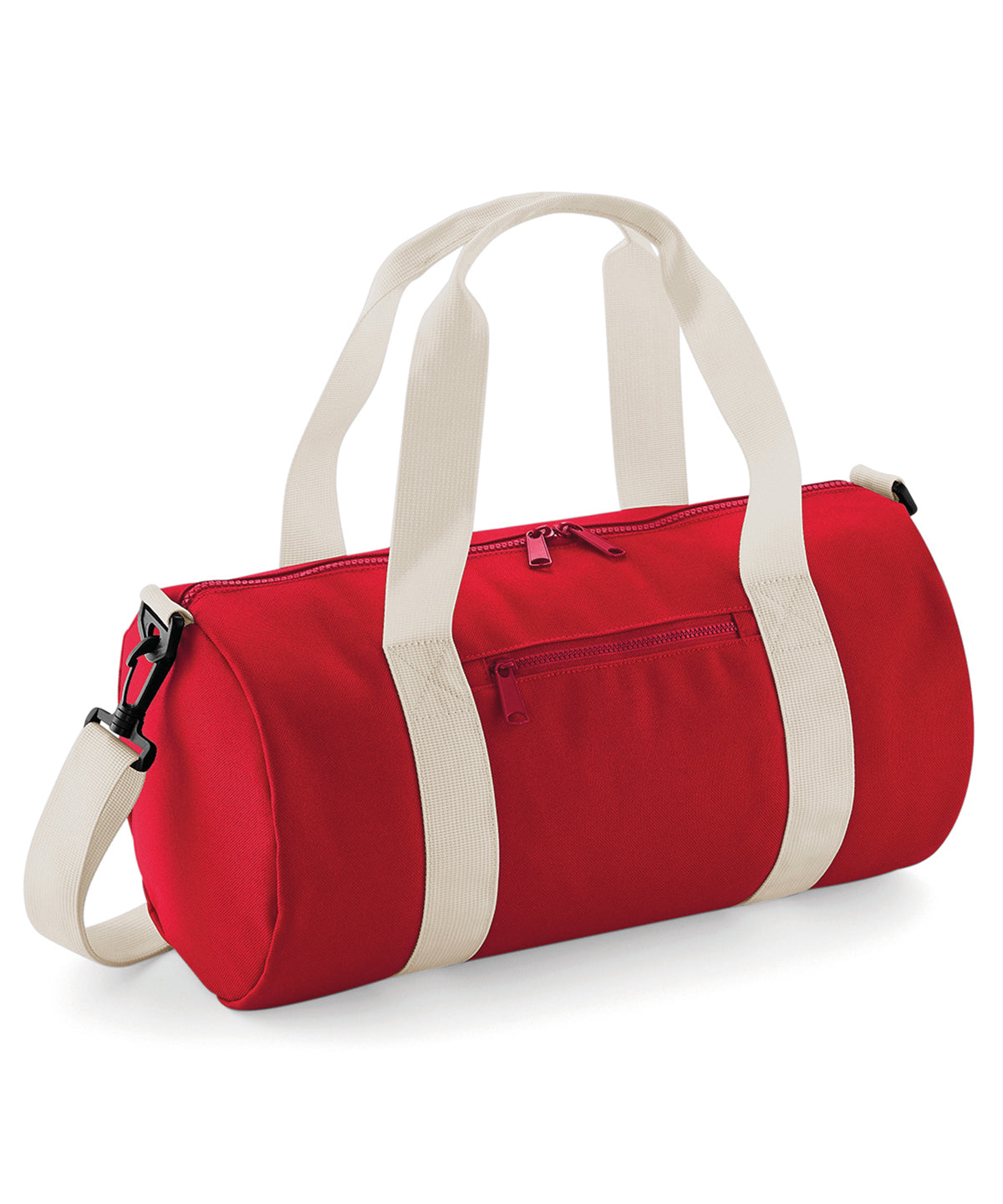 Mini barrel bag | Classic Red/Off White