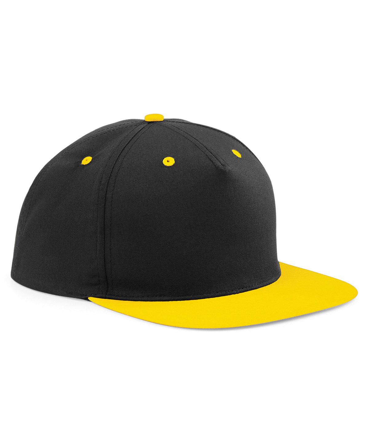 5-panel contrast snapback | black/yellow