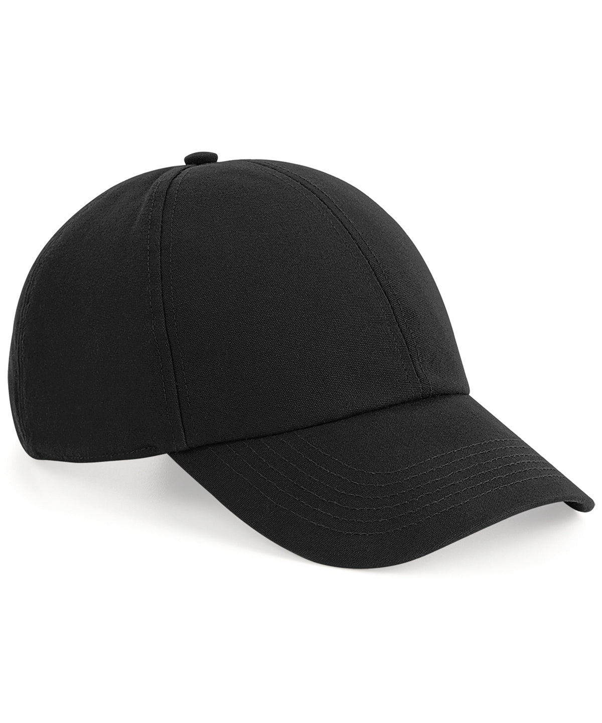 Organic cotton 6-panel cap | Black