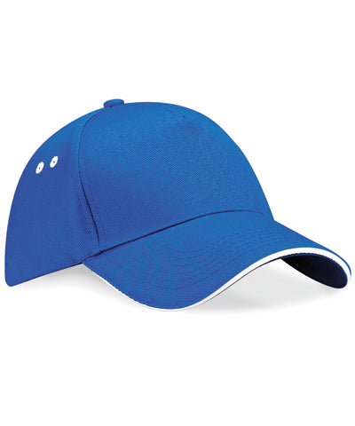 Ultimate 5-panel cap - sandwich peak | bright royal/white