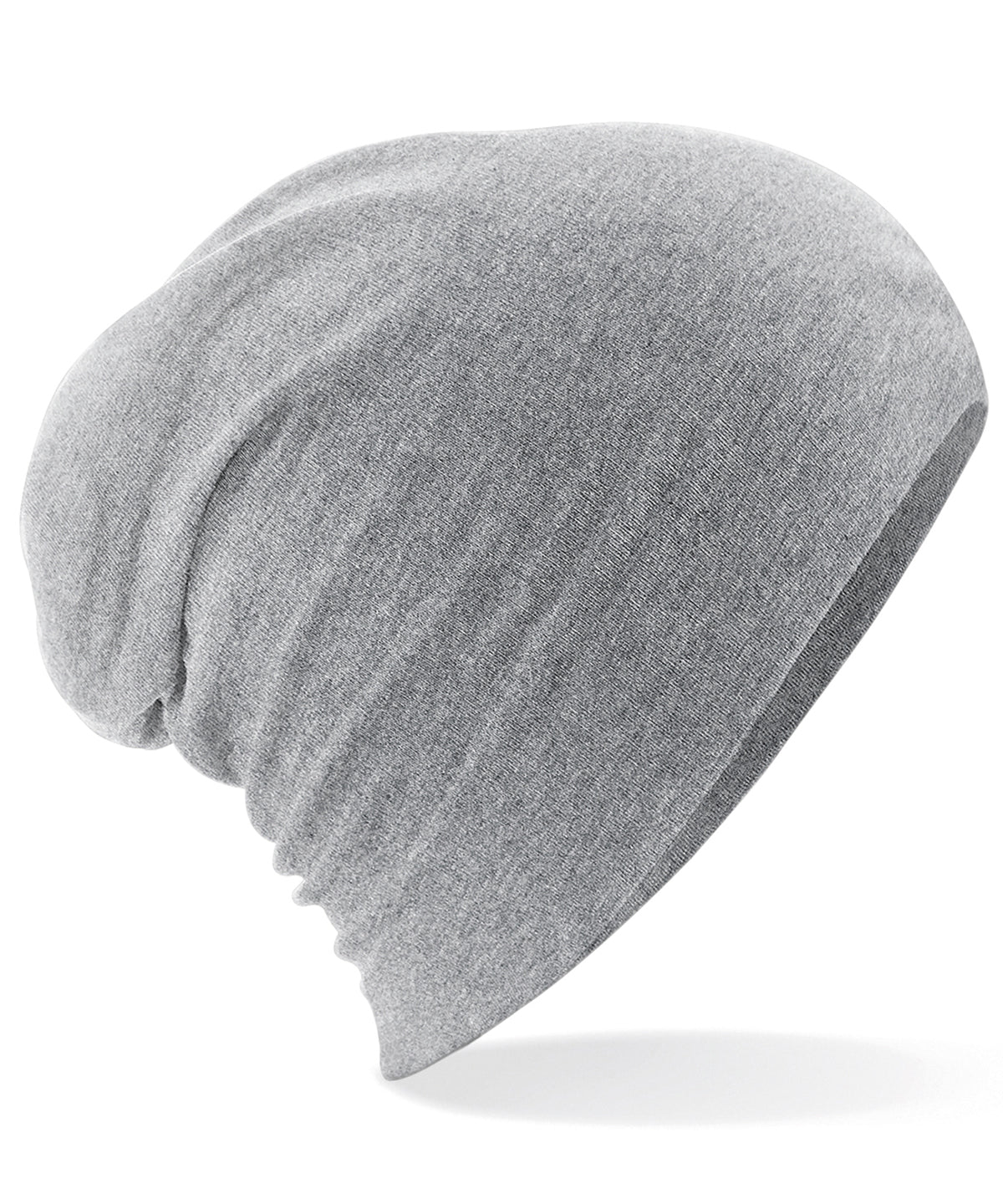 Hemsedal cotton slouch beanie | heather grey