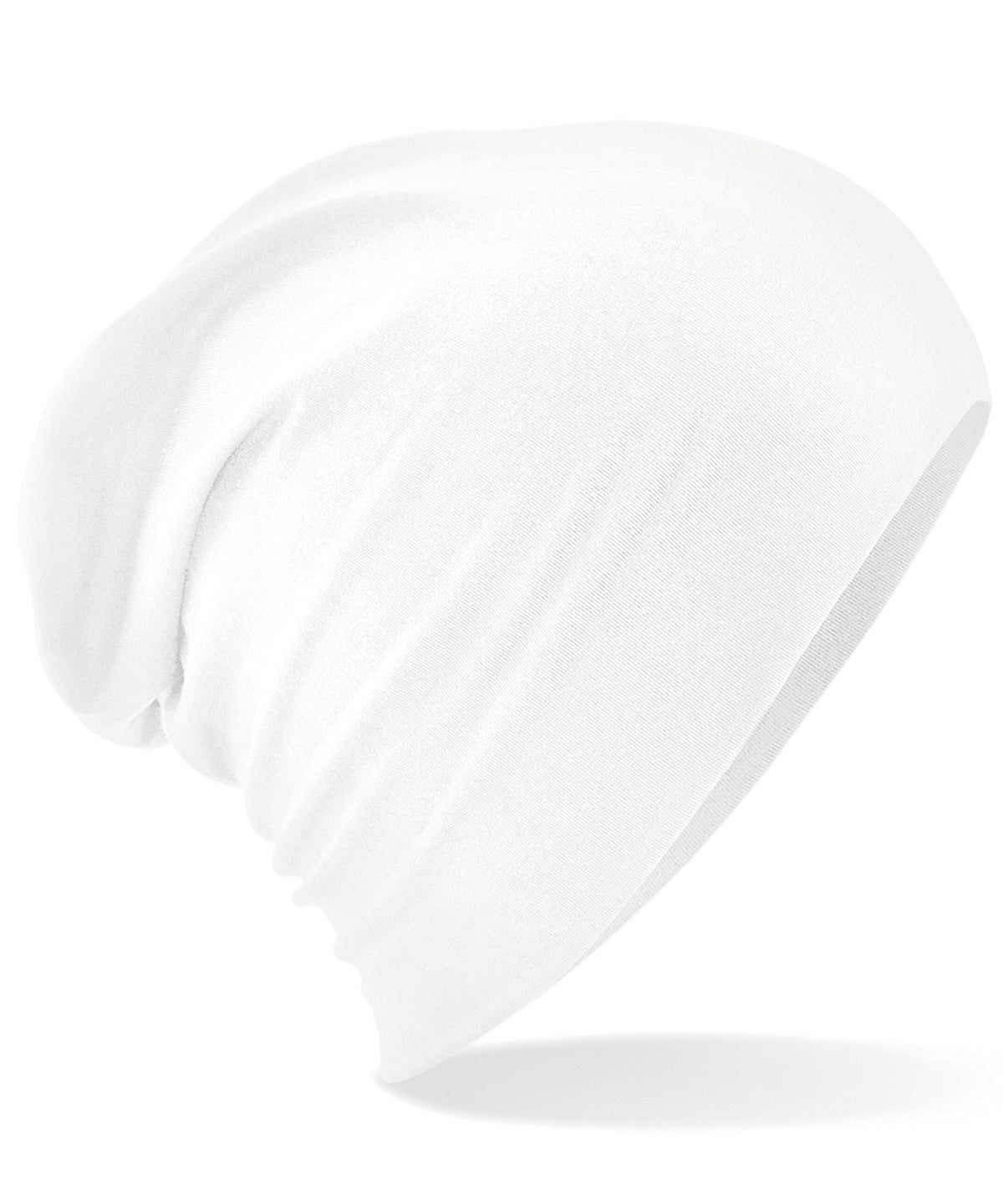 Hemsedal cotton slouch beanie | white