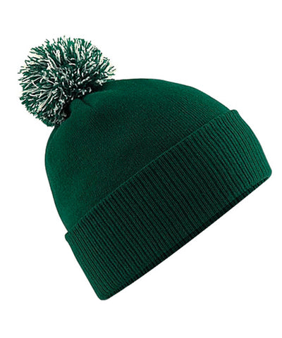 Snowstar® beanie | bottle green/off white