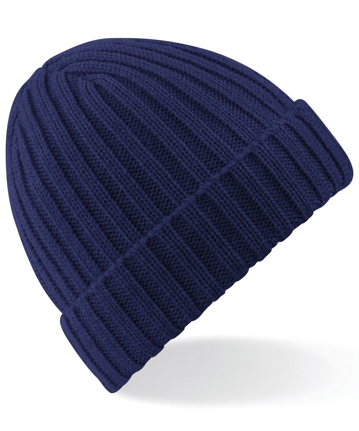 Chunky ribbed beanie | oxford navy