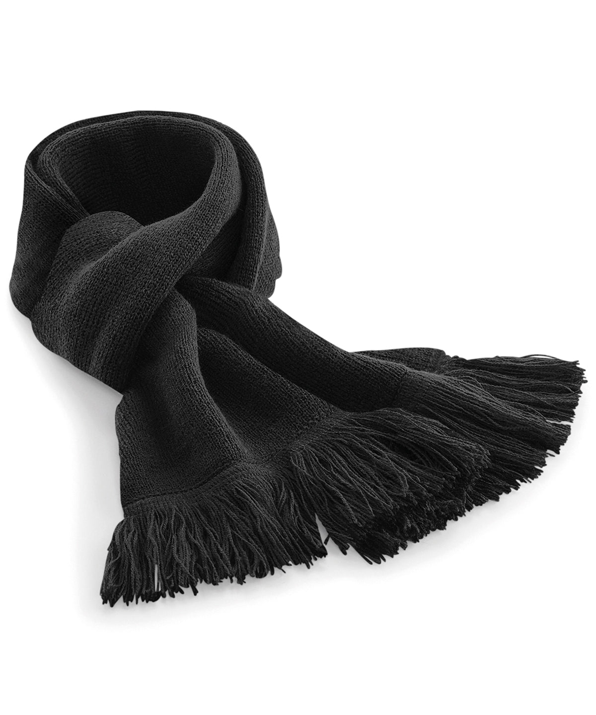 Classic knitted scarf | black